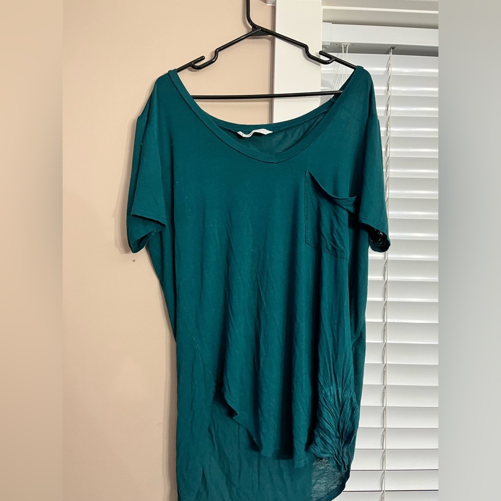 Bluenotes XL teal tee